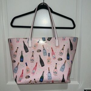 Kate Spade pink champagne tote